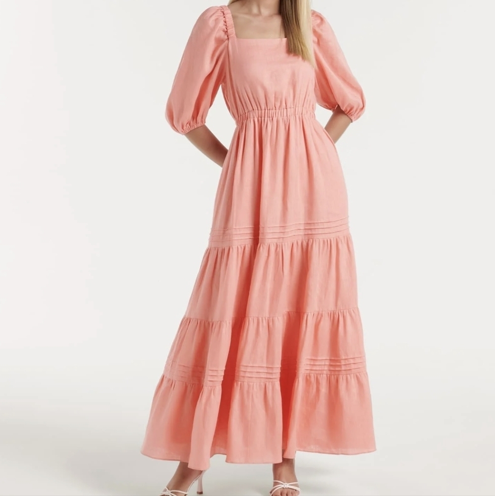 Ever new Polly pintuck midi dress 4